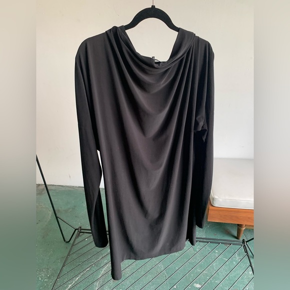 Black Long Sleeve Norma Kamali Dress - Picture 2 of 3